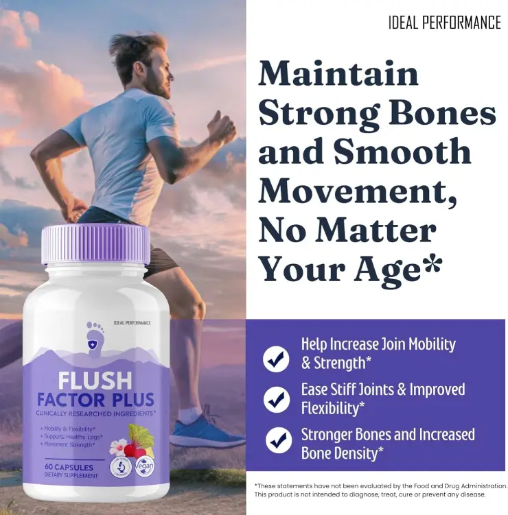 Flush Factor Plus leg health benefits